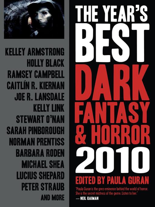 Title details for The Year's Best Dark Fantasy & Horror, 2010 Edition by Paula Guran - Available